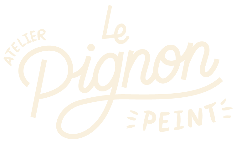 Logo de Le Pignon Peint, peintre en lettres